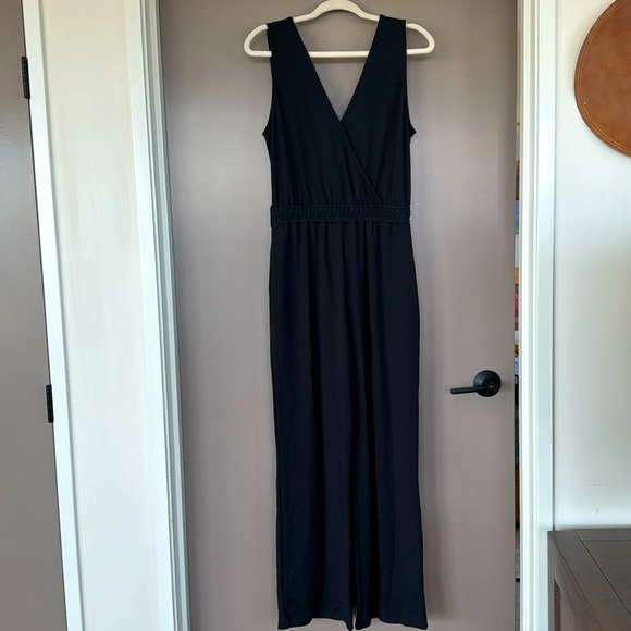 The Drop Women’s Black Sleeveless Jumpsuit Caralynmirand with Belt Loops NWT - Picture 5 of 16